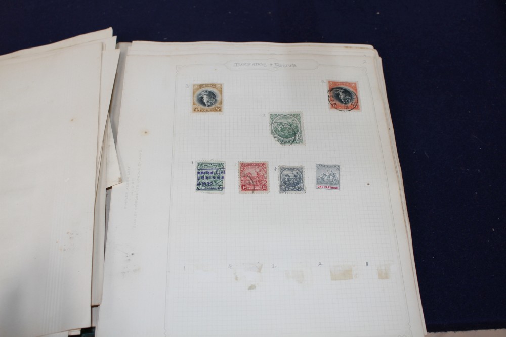 A World Stamp album, Victoria 1840 onwards including Penny reds